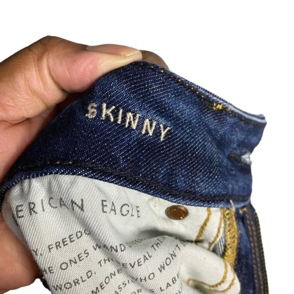 American Eagle AirFlex Men's Distressed Skinny Denim Jeans - Picture 5 of 9